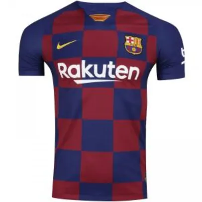 Camisa Barcelona I 19/20 Nike - Masculina | R$120