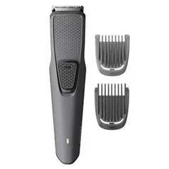 Aparador de Pelos Philips Beardtrimmer Series 1000 BT1209/15 Sem Fio com Carregador USB Cinza - Bivolt