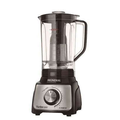 Foto do produto Liquidificador Mondial Turbo Inox L-1100 BI 3 L 12 Velocidades 1100 W