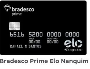 Cartão Bradesco Nanquim 