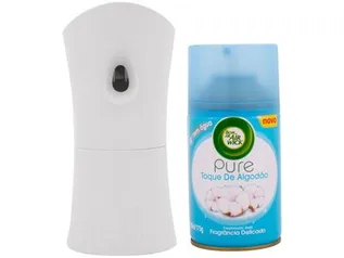 Odorizador de Ambiente Bom Ar Freshmatic Spray - Automático Flor de Algodão com Refil 250ml - Odorizador e Desodorizador de Ambientes - Magazine Luiza