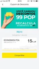 [POA] 15% desconto 99POP