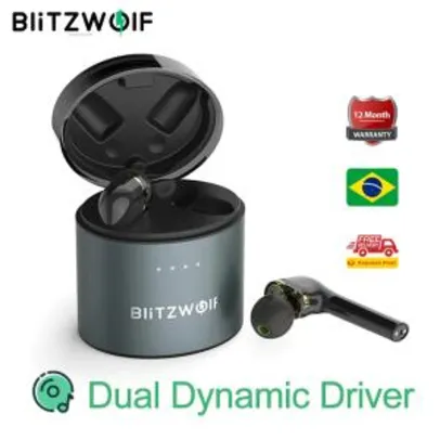 Fone de Ouvido Bluetooth Blitzwolf® BW-FYE8 TWS | R$200