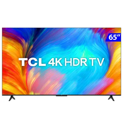 Smart TV TCL LED 65" 4K Wi-fi Google TV HDR10 Comando de Voz 65P635