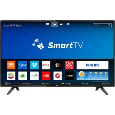 [Cartão Shoptime] Smart TV LED 32" Philips 32PHG5813/78 HD - R$763