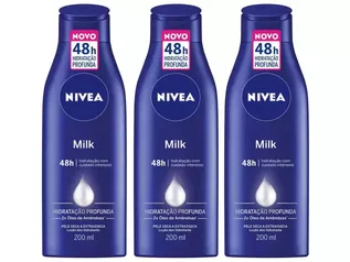 Kit Loção Deo-Hidratante Corporal Nivea Milk