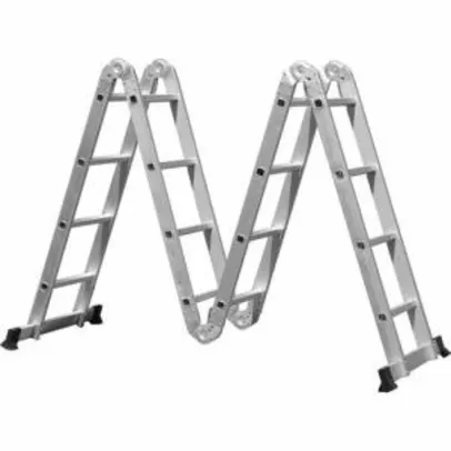 [AME R$348] Escada multifuncional Mor 4x4 16 degraus | R$ 355