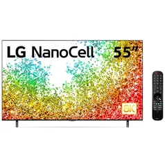 Smart TV 55&quot; LG 8K NanoCell 55NANO95 4x HDMI 2.1, Dolby Vision, Inteligência Artificial ThinQ, 