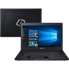 Notebook Samsung Gaming Odyssey Intel Core i5 8GB (GeForce GTX 1050 de 4GB) 1TB Tela LED Full HD 15,6" Windows 10 - Preto