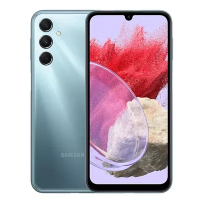 [santander] Smartphone Samsung Galaxy M34 5g, 128gb, 6gb, Tela 6.5 Cor Azul