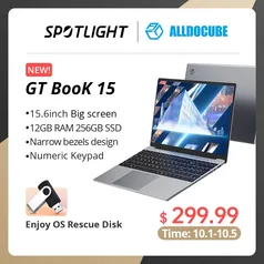 Alldocube Gt Book15 15.6inch Windows 11 N5100 Quad Core Wifi6 12gb Ram 256gb Ssd 