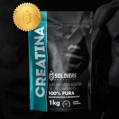 Creatina Monohidratada 1Kg - 100% Pura Importada - Soldiers Nutrition