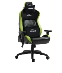 Cadeira Gamer Ninja Mamba, Reclinável, Preto e Verde