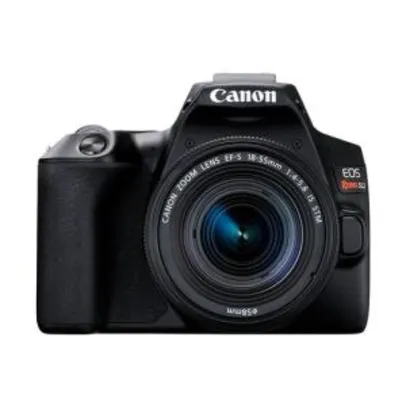 Câmera Canon Eos Rebel Sl3 Dslr Kit Com Lente 18-55mm F4-5.6 Is Stm | R$2700