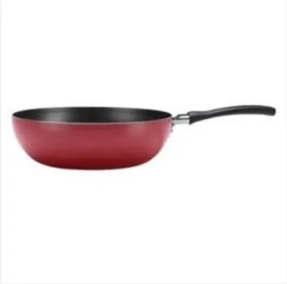 Wok Brinox Garlic Vermelho Antiaderente - 24cm