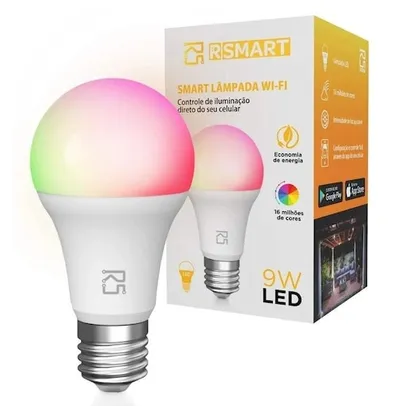 Lampada Inteligente Led Smart Home Wi-Fi 9W Na Cor Branca