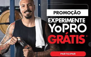 Experimente YoPRO Grátis e receba até R$ 15 de Cashback 