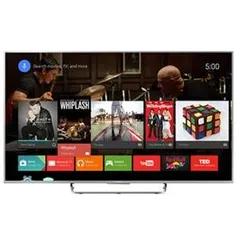 [EFACIL] Smart TV 75" 3D Full HD KDL-75W855C, Android TV, WiFi, HDMI, Motion Flow 960Hz, Grátis 1 Óculos 3D + Jogo PS3 PES 2014 - Sony POR R$ 8375