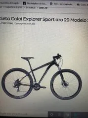 Bicicleta Caloi Explorer Sport aro 29 modelo 2020 | R$ 1.999