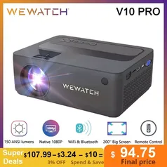 Projetor WEWATCH V10 Pro 1080p