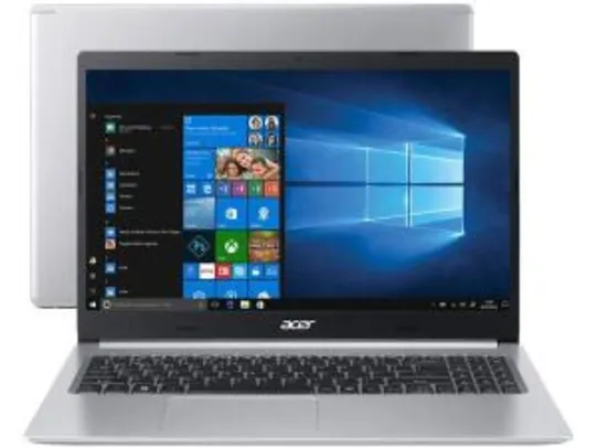 [ CLIENTE OURO + APP ] Notebook Acer Aspire 5 A515-54-587L Intel Core i5 - Quad-Core 8GB 256GB SSD 15,6” Windows 10