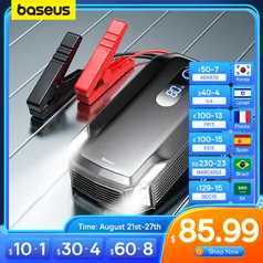 3 in 1 Baseus PowerBank + Jump Starter + Lanterna 10000mAh