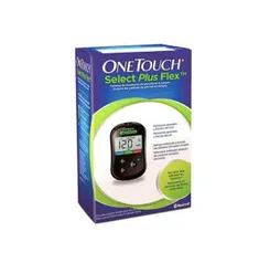 APARELHO DE GLICEMIA ONETOUCH SELECT PLUS FLEX + 10 TIRAS + LANCETADOR