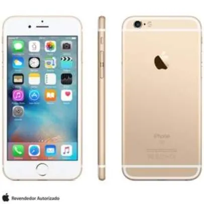 [FASTSHOP] - iPhone 6s Dourado, com Tela de 4.7” - R$ 3.526,40 À VISTA