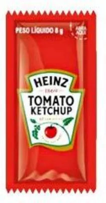960 unid. Sachês Ketchup Heinz 8g [ R$: 28 Caixa C/ 192 unid. ]