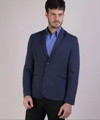 [APP] Blazer masculino em piquet com botões