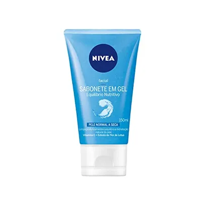 [Rec/ + por - R$10,73] NIVEA Sabonete Facial em Gel Equilíbrio Protetor 150ml - Hidrata e revigora 