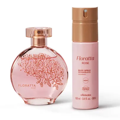 Combo Dia das Mães Floratta Rose: Desodorante Colônia 75ml + Body Splash 100ml