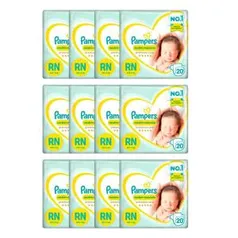 Fralda Pampers Premium Care RN - 240 Unidades | R$162