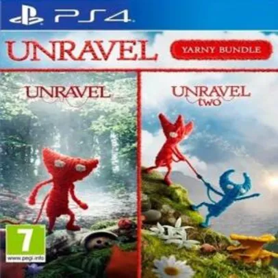 [PS4] [PLUS] Unravel 1&2 - Yarny Bundle | R$24