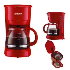 Cafeteira Elétrica Easy Red PCA019 - Lenoxx 220V