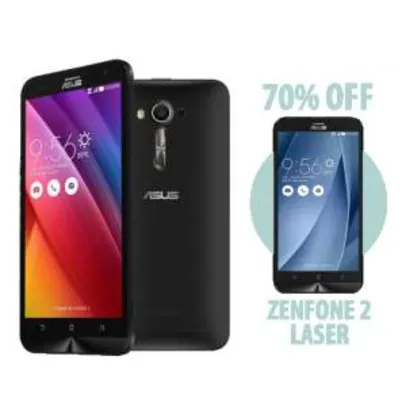 [Lojas da Asus] 2 Smartphones - Zenfone Laser 5.5" 1Gb ram 8Gb Memória Interna por R$ 1233