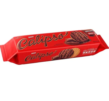 Biscoito, Calipso, Coberto, Chocolate, 130g (Leve 4, pague3) | R$3,63