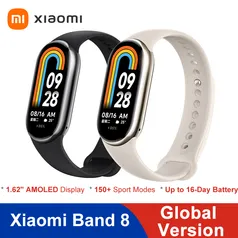 [IMPOSTO INCLUSO/MOEDAS] Xiaomi Mi Band 8 VERSÃO GLOBAL #Aliexpress🇨🇳