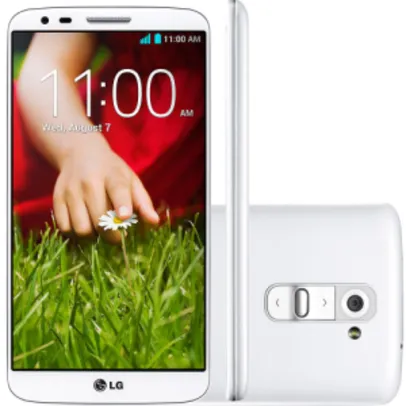 Smartphone LG G2, Tela 5.2" 16GB 4G Wi-Fi Câmera 13MP - Branco - R$680
