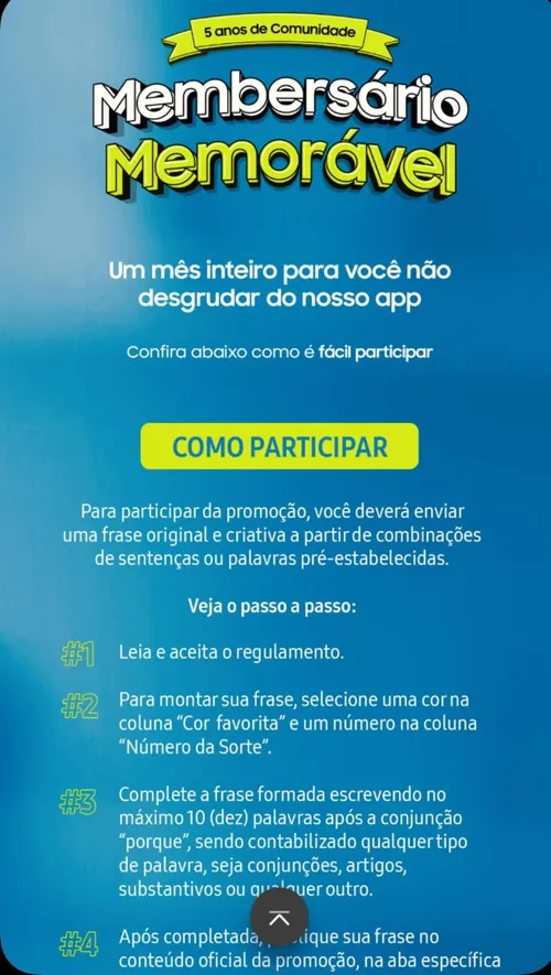 Imagen na descrição da promoção