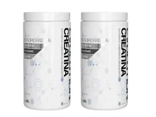 Kit 2X Creatina Monohidratada (600G) - Health Time Nutrition