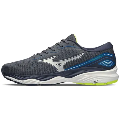 Tênis de Corrida Masculino Mizuno Wave Falcon 5 Cinza