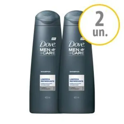Kit Shampoo Dove Men Care Limpeza Refrescante - 2 por R$7,49