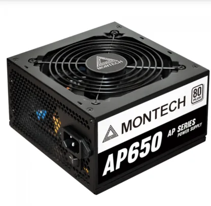 Fonte Montech AP650, 650W, 80 Plus White, PFC Ativo, AP650