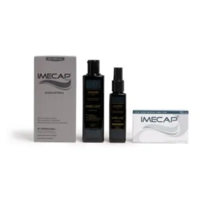 Kit Imecap Hair Queda Intensa Shampoo + Loção + 30 Cápsulas | R$88