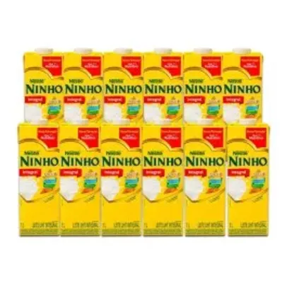 12 Caixas de Leite Ninho integral 1L