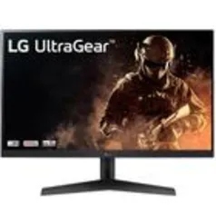 Monitor Gamer LG UltraGear 24 Full HD, 144Hz, 1ms, IPS, HDMI e DisplayPort, 99% sRGB, HDR, FreeSync Premium, VESA - 24GN60R-B.AWZM