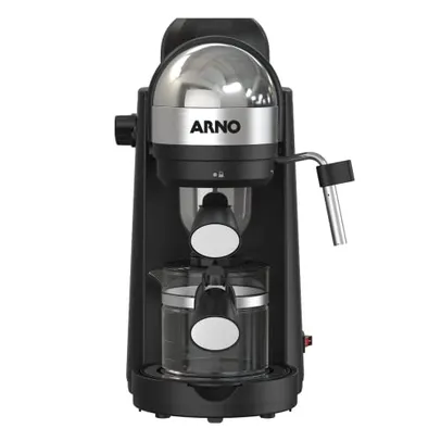 Cafeteira Espresso Arno Mini Espresso Compacta 1000W com acabamento Inox, bico vaporizador para leite e 4 bar de pressão CMME 127v