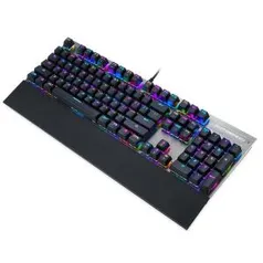 Teclado Mecânico Motospeed CK108 Preto Outemu Vermelho RGB | R$ 225