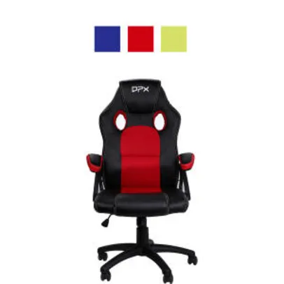 Cadeira Gamer Preta/Azul Reclinável e Giratória GT5 - DPX | R$ 610